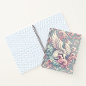 Pastel Fantasy Griffin Notitieboek (Binnen)