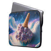 PASTEL FANTASY ICE CREAM CONE LAPTOP SLEEVE (Voorkant Links)