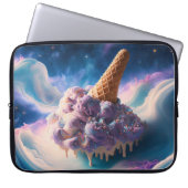 PASTEL FANTASY ICE CREAM CONE LAPTOP SLEEVE (Voorkant)