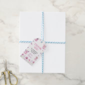 Pastel Fee Florale Verjaardagsfeest Dank Je Cadeaulabel (Met Touw)