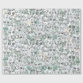 pastel feminist breast cadeaupapier (Vlak)