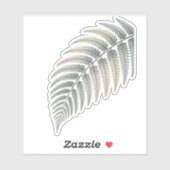 Pastel fern leaf* sticker (Vel)