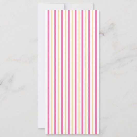 Pastel Field Day, Sportthema Ticket Verjaardag Kaart (Achterkant)