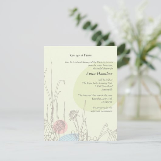 Pastel Fields Verandering van de aankondiging van  (Staand voorkant)