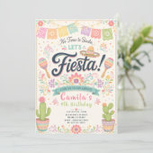 Pastel Fiesta Verjaardag Kaart (Staand voorkant)