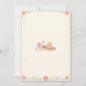 Pastel Fiesta Verjaardag Kaart (Achterkant)