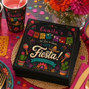 Pastel Fiesta Verjaardagsservetten voor Meisjes Me Servet