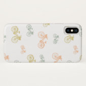 Pastel fietsen doedele telefooncel Case-Mate iPhone case (Achterkant (horizontaal))