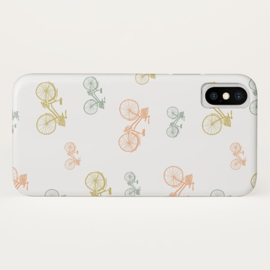 Pastel fietsen doedele telefooncel Case-Mate iPhone case (Achterkant (horizontaal))