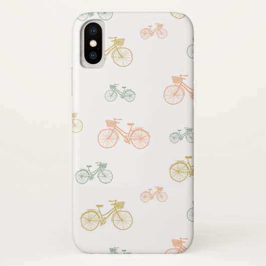 Pastel fietsen doedele telefooncel Case-Mate iPhone case (Achterkant)