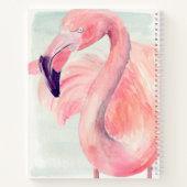 Pastel Flamingo Notitieboek (Achterkant)