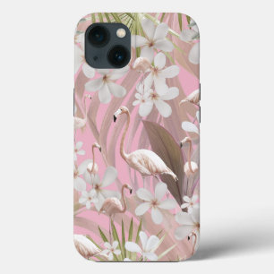 Pastel Flamingo Oerwoud Liefde #2 #tropisch #wand Case-Mate iPhone Case