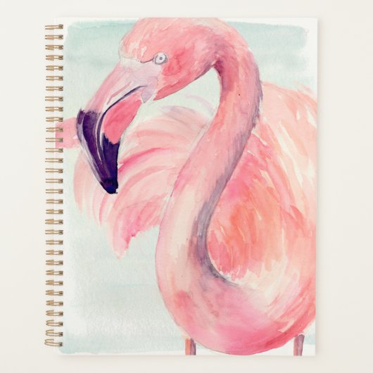 Pastel Flamingo Planner (Voorkant)