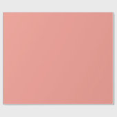 Pastel Flamingo Roze Kleur Cadeaupapier (Vlak)