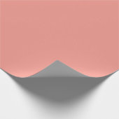 Pastel Flamingo Roze Kleur Cadeaupapier (Hoek)
