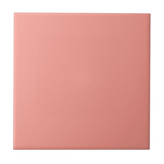 Pastel Flamingo Roze Kleur Tegeltje (Voorkant)