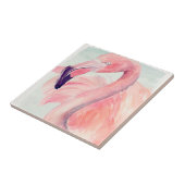 Pastel Flamingo Tegeltje (Zijkant)