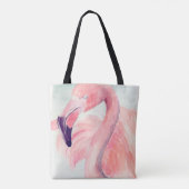 Pastel Flamingo Tote Bag (Achterkant)