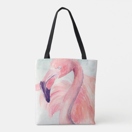 Pastel Flamingo Tote Bag (Achterkant)