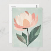 Pastel Flora in Stilte #088 Briefkaart (Voorkant / Achterkant)