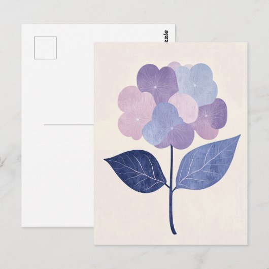 Pastel Flora in Stilte #089 Briefkaart (Voorkant / Achterkant)