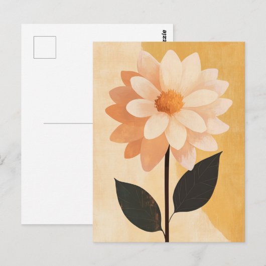 Pastel Flora in Stilte #090 Briefkaart (Voorkant / Achterkant)