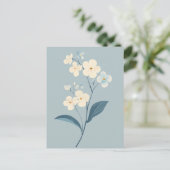 Pastel Flora in Stilte #093 Briefkaart (Staand voorkant)