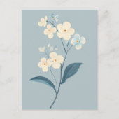 Pastel Flora in Stilte #093 Briefkaart (Voorkant)