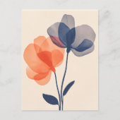 Pastel Flora in Stilte #094 Briefkaart (Voorkant)