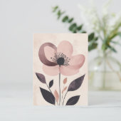 Pastel Flora in Stilte #098 Briefkaart (Staand voorkant)