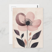 Pastel Flora in Stilte #098 Briefkaart (Voorkant / Achterkant)