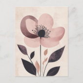 Pastel Flora in Stilte #098 Briefkaart (Voorkant)