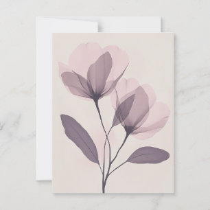 Pastel Flora in Stilte #100 Briefkaart
