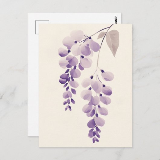 Pastel Flora in Stilte #101 Briefkaart (Voorkant / Achterkant)