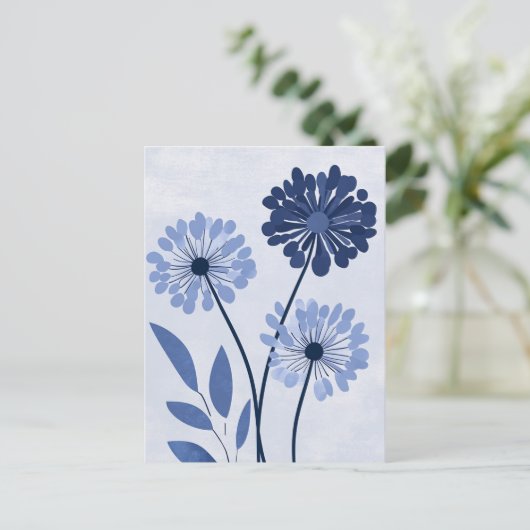 Pastel Flora in Stilte #102 Briefkaart (Staand voorkant)