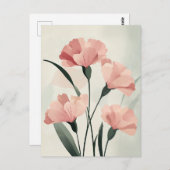 Pastel Flora in Stilte #103 Briefkaart (Voorkant / Achterkant)