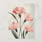 Pastel Flora in Stilte #103 Briefkaart (Voorkant)