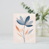 Pastel Flora in Stilte #104 Briefkaart (Staand voorkant)