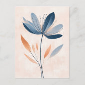 Pastel Flora in Stilte #104 Briefkaart (Voorkant)