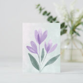 Pastel Flora in Stilte #107 Briefkaart (Staand voorkant)