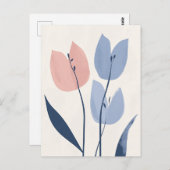 Pastel Flora in Stilte #108 Briefkaart (Voorkant / Achterkant)