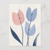 Pastel Flora in Stilte #108 Briefkaart (Voorkant)