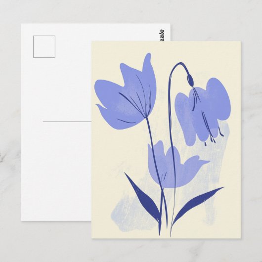 Pastel Flora in Stilte #110 Briefkaart (Voorkant / Achterkant)