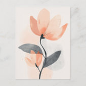 Pastel Flora in Stilte #111 Briefkaart (Voorkant)