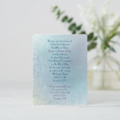 Pastel Floral Abstract Vow Renewal Kaart (Staand voorkant)