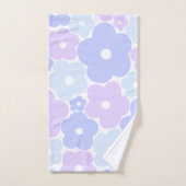 Pastel Floral Bath Towel Set Bad Handdoek (Handdoek)
