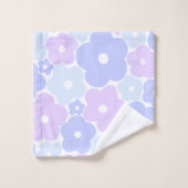 Pastel Floral Bath Towel Set Bad Handdoek (Wasdoekje)