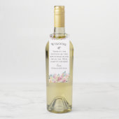 Pastel Floral Bouquet Flessenhanger (Op fles)