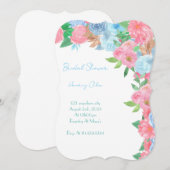 PASTEL FLORAL BRIDAL SHOWER SPRING SUMMER KAART (Voorkant / Achterkant)