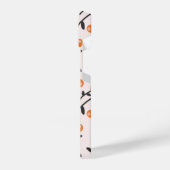 Pastel Floral Bud Botanisch patroon iPhone Hoesje (Linkerkant)